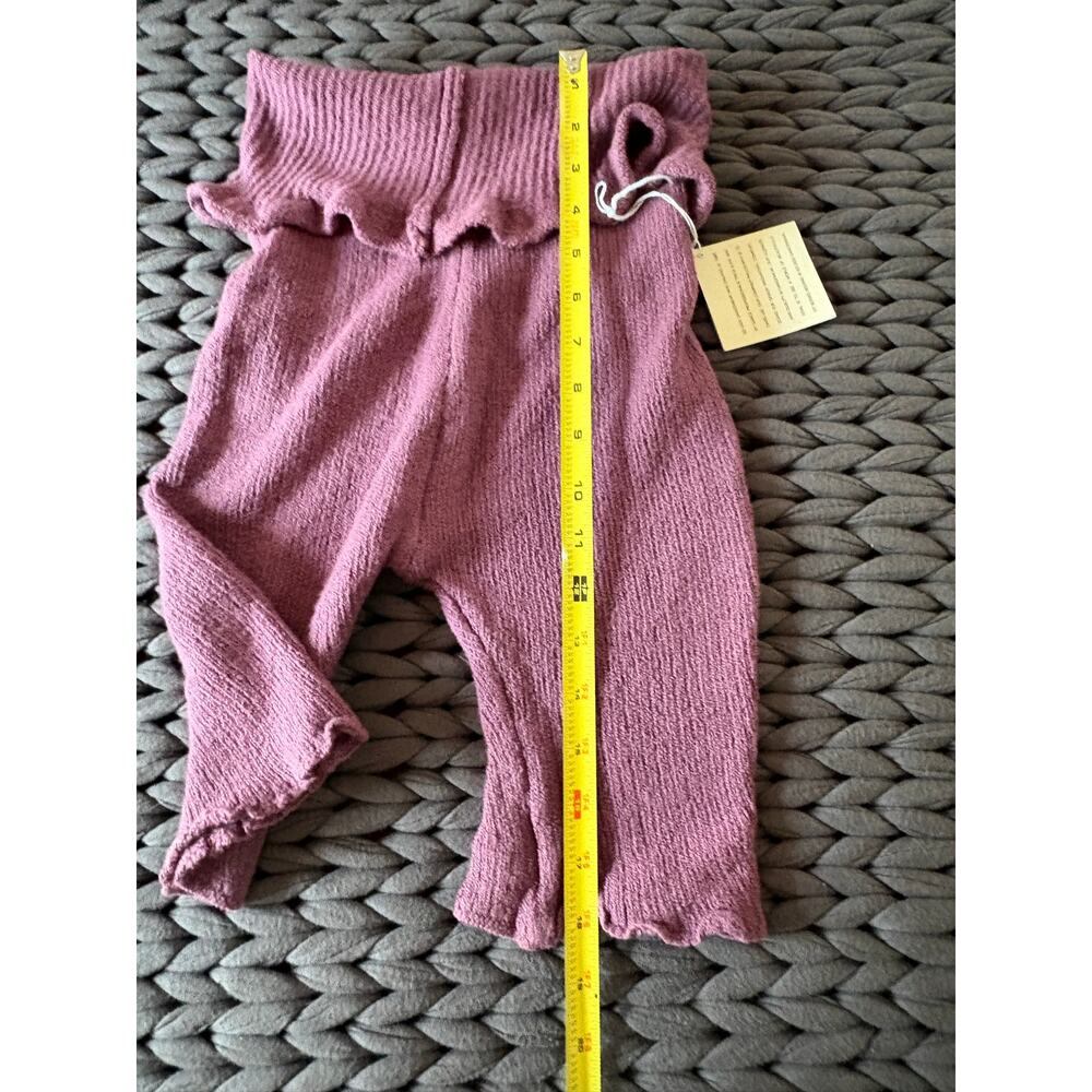 KD Dance New York Mauve Knit Fold Down Waist Ballet Dance Shorts Adult Medium - Picture 8 of 10